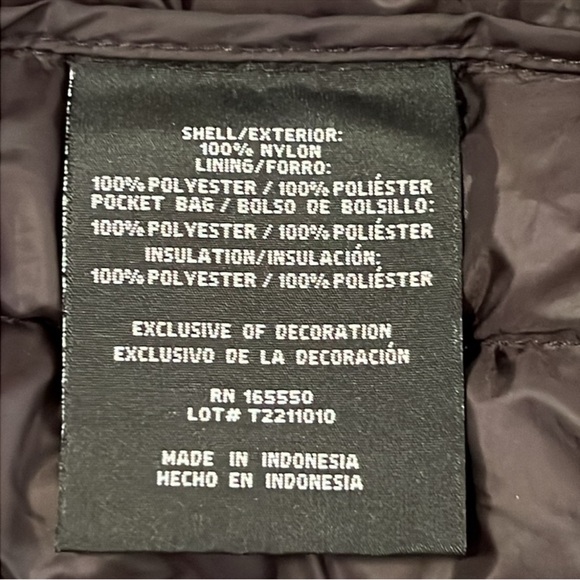 32 Degrees Heat Puffer Vest Black - Picture 8 of 9